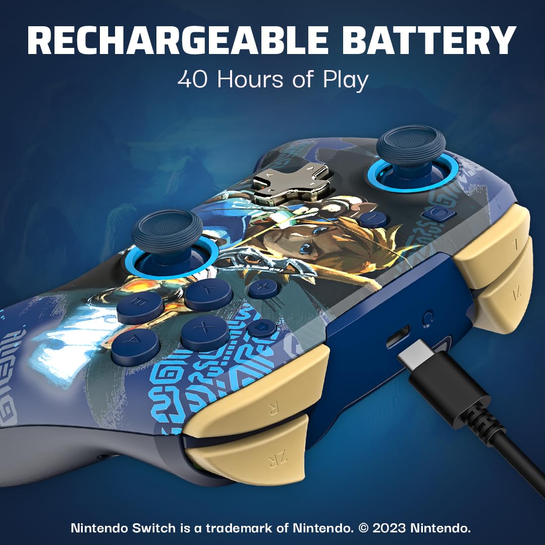 Mando Nintendo Switch Pdp Rematch Glow InaláMbrico Link Hero - Edición especial Mando Nintendo Switch Pdp Rematch Glow InaláMbrico Link Hero - Edición especial